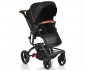 омбинирана количка с обръщаща се седалка за новородени бебета и деца до 22кг Cangaroo Ellada 3в1, черна 108366 thumb 3