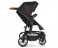 омбинирана количка с обръщаща се седалка за новородени бебета и деца до 22кг Cangaroo Ellada 3в1, черна 108366 thumb 6