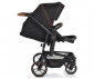 омбинирана количка с обръщаща се седалка за новородени бебета и деца до 22кг Cangaroo Ellada 3в1, черна 108366 thumb 8