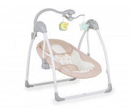 Електрическа бебешка люлка за новородено до 9 кг Cangaroo Jessica, бежова 109606