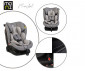 Столче за кола за новородено бебе с тегло до 36кг. Moni Marshal, светлосив, 0-36кг 107841 thumb 3