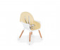 Дървено детско столче за хранене Cangaroo Gelato 2-в-1, бежово 110751 thumb 3