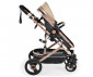 Комбинирана количка с обръщаща се седалка за новородени бебета и деца до 15кг Moni Ciara, бежовa с черно 110748 thumb 12