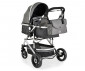 Комбинирана количка с обръщаща се седалка за новородени бебета и деца до 15кг Moni Ciara, сивa с черно 110749 thumb 2