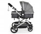 Комбинирана количка с обръщаща се седалка за новородени бебета и деца до 15кг Moni Ciara, сивa с черно 110749 thumb 5