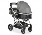 Комбинирана количка с обръщаща се седалка за новородени бебета и деца до 15кг Moni Ciara, сивa с черно 110749 thumb 7