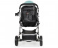 Комбинирана количка с обръщаща се седалка за новородени бебета и деца до 15кг Moni Ciara, тюркоаз с черно 110750 thumb 13