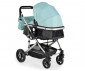 Комбинирана количка с обръщаща се седалка за новородени бебета и деца до 15кг Moni Ciara, тюркоаз с черно 110750 thumb 7