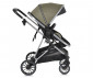 Комбинирана количка с обръщаща се седалка за новородени бебета и деца до 22кг Moni Kali, маслиново зелена 110955 thumb 6