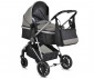 Комбинирана количка с обръщаща се седалка за новородени бебета и деца до 22кг Moni Kali, сива 110956 thumb 2