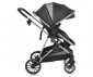 Комбинирана количка с обръщаща се седалка за новородени бебета и деца до 22кг Moni Kali, черна 110957 thumb 10