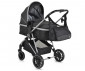 Комбинирана количка с обръщаща се седалка за новородени бебета и деца до 22кг Moni Kali, черна 110957 thumb 2