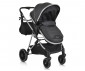 Комбинирана количка с обръщаща се седалка за новородени бебета и деца до 22кг Moni Kali, черна 110957 thumb 4