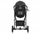 Комбинирана количка с обръщаща се седалка за новородени бебета и деца до 22кг Moni Rio, черна 110964 thumb 10