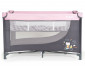 Детска преносима кошара на 2 нива за спане и игра Moni Tommy, розова 110184 thumb 3