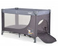Детска преносима кошара на 2 нива за спане и игра Moni Tommy, сива 110909 thumb 5