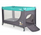Детска преносима кошара на 2 нива за спане и игра Moni Tommy, синя 110185 thumb 5