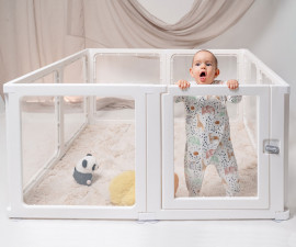 Babysafe - Комплект модулна преграда от 6 панела с вратичка BS7715521447