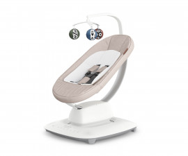 Електрическа бебешка люлка шезлонг mamaRoo Uppababy Charlie, пясъчно бежово меланж