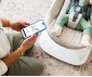 Електрическа бебешка люлка шезлонг mamaRoo Uppababy Jake, въгленово черно меланж thumb 17