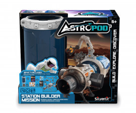 Детски комплект за игра с мисии Астропод: Космическа строителна машина Silverlit 80336