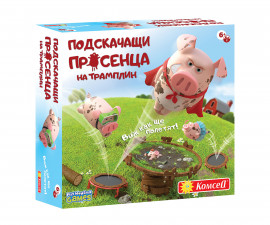 Детска настолна игра - Подскачащи прасенца на трамплин