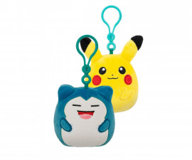 Gialamas JWSQ0445 - Jazwares: Plush Clip Squishmallows Clip-On Plush Pokemon Assortment