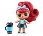 MGA - Кукла с аксесоари L.O.L. - Hair! Hair! Hair!, червена коса и синьо/черно облекло 580348 thumb 2