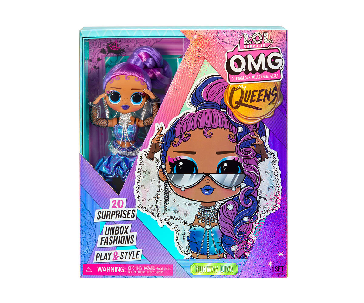 MGA - Кукла L.O.L. OMG - Queens Doll, Runway Diva 579885EUC