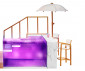 MGA - Кукла Rainbow High Fashion - Плажен клуб и басейн с промяна на цвета 578475EUC thumb 14