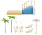 MGA - Кукла Rainbow High Fashion - Плажен клуб и басейн с промяна на цвета 578475EUC thumb 2