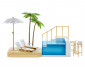 MGA - Кукла Rainbow High Fashion - Плажен клуб и басейн с промяна на цвета 578475EUC thumb 4