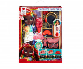 MGA - Голяма кукла Rainbow High - Creative Crystals, Iris Bow 121381