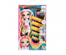 MGA - Голяма кукла Rainbow High - Амая с тебешири за коса 526780