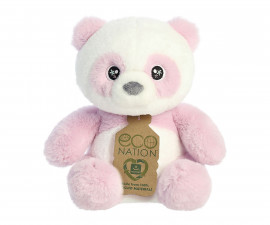 Плюшена играчка Аврора - Еко лилава панда, 20 см 210096B