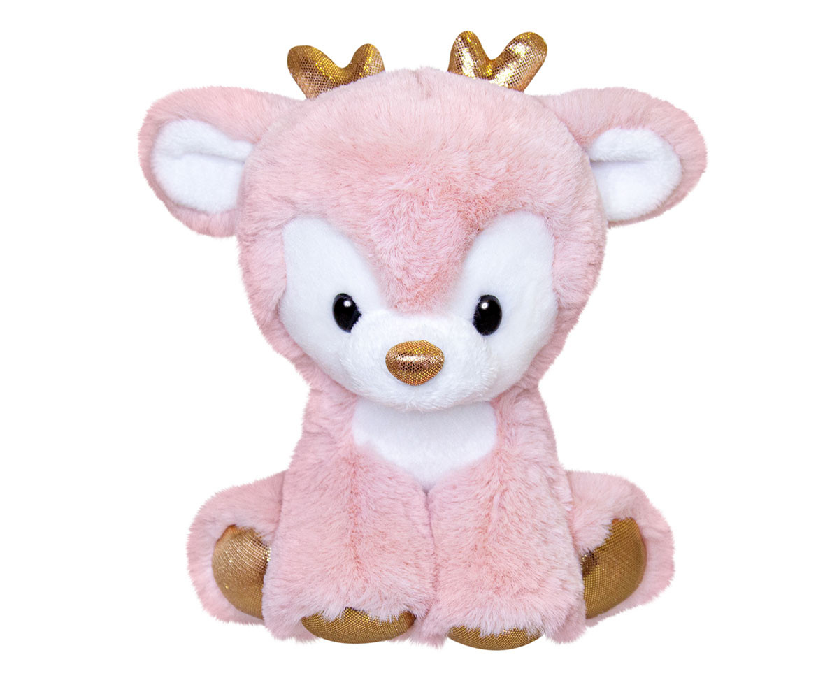 Плюшена играчка Аврора - Розов северен елен, 16 см 220492B