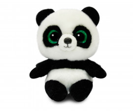 Плюшена играчка за деца Аврора - Юху и приятели: Панда с брокат, 15см 180711A