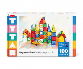 ZURU 18401 - Tytan Core 100 Magnetic Tiles Playset Series 1