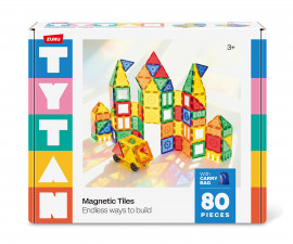ZURU 18403 - Tytan Core 80 Magnetic Tiles Playset Series 1