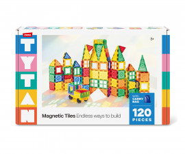ZURU 18413 - Tytan Core 120 Magnetic Tiles Playset Series 1