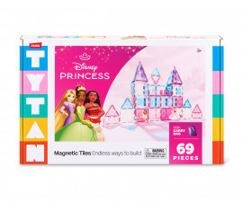 ZURU 18406 - Tytan Disney Series 1 Princess Castle 69 Magnetic Tiles Playset