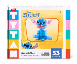 ZURU 18410 - Tytan Disney Series 1 Stitch 53 Magnetic Tiles Playset