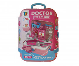 Детски комплект за игра на доктори, розов MTL167549