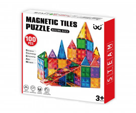 China Children International CZ-100T - Magnetic Tiles Puzzle 100 pcs