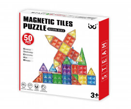 China Children International CZ-50T - Magnetic Tiles Puzzle 50 pcs