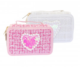 Nice 555026,19085 - Girabrilla astuccio tweed 3 livelli