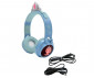 Lexibook HPBT015FZ - 3D Frozen design Bluetooth® and Wired foldable Headphones with safe volume limitation thumb 3