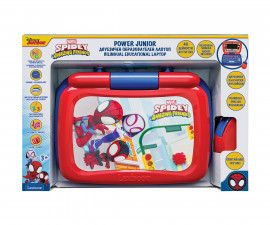 Образователен говорещ и двуезичен лаптоп за деца Lexibook, Спайдърмен JC398SPI20