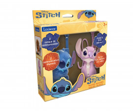 Lexibook TW18D1 - DISNEY Stitch & Angel 3D Walkie talkies with 500 Meter Range
