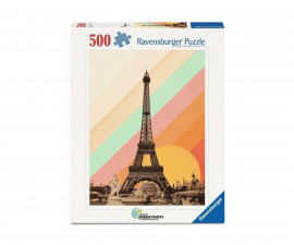 Ravensburger 12001741 - Пъзел 500 елемента - Дъга над Париж